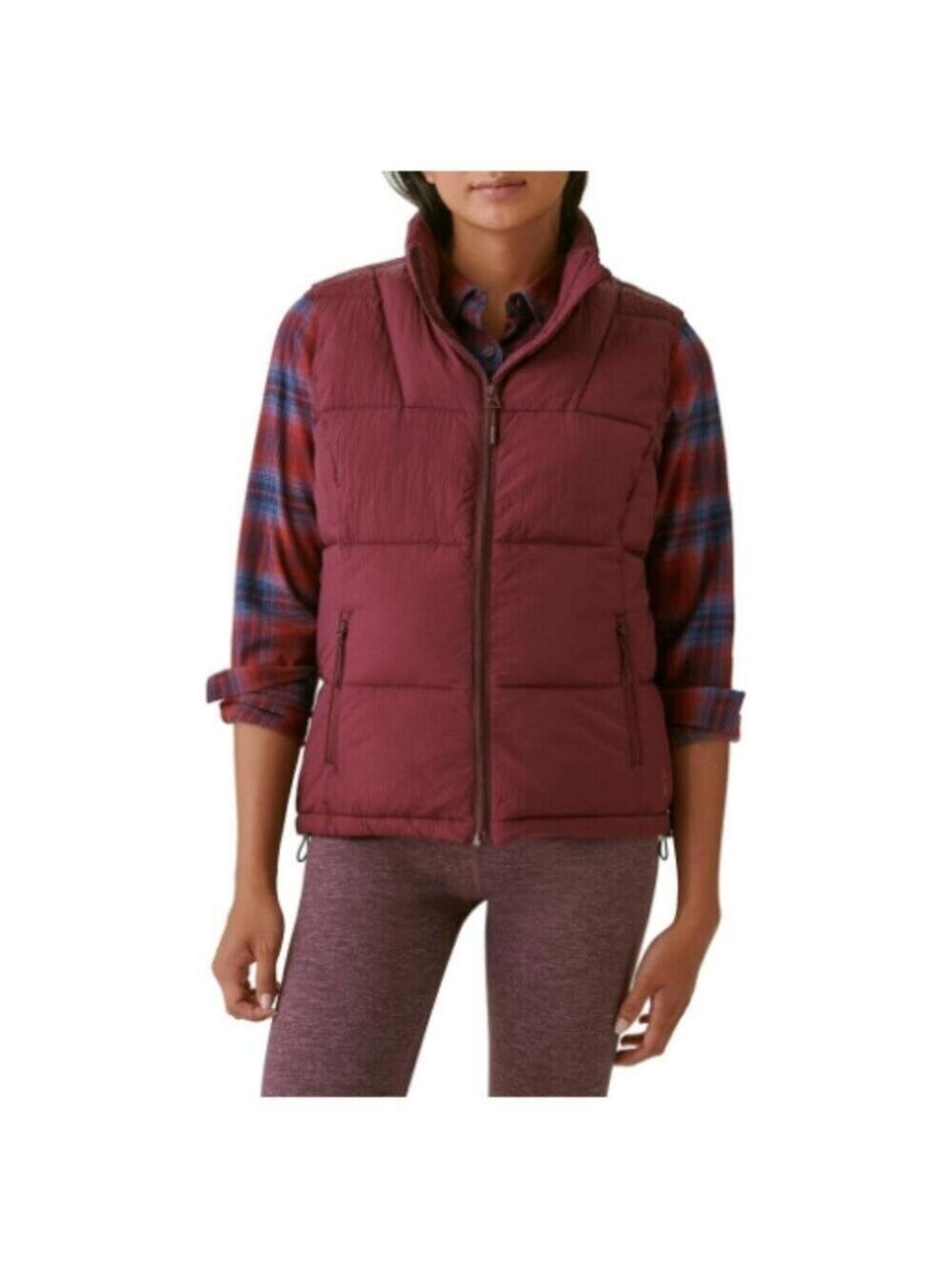 ✨✨BASS OUTDOOR Women’s Puffer Vest – Quilted Gilet with Front Zipper Large NWT